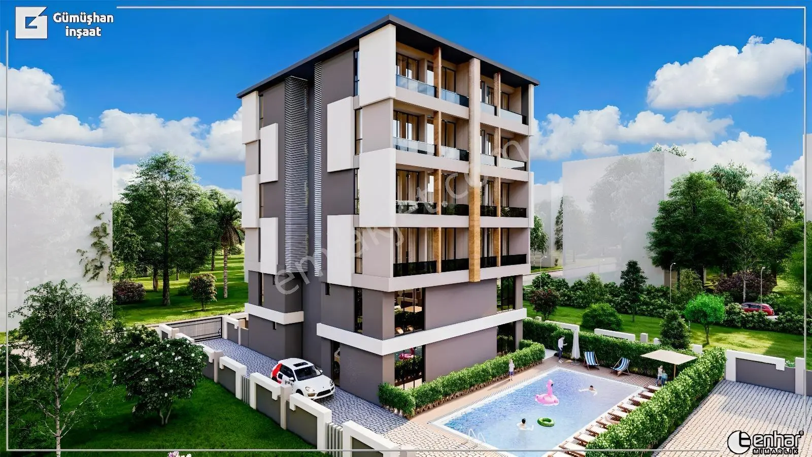Havalimanı Yakını Özellikli Sitede 1+1 Satılık Daire