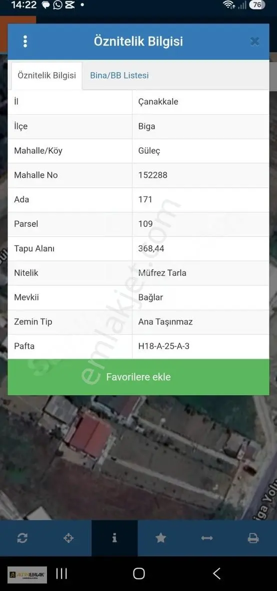 Biga Güleçköy'de Satılık Yapı Kayıtlı 2 Adet Ev Ve Arsası - Görsel 3