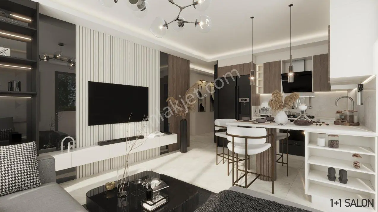 Kariyer'den Şehir Hastanesi Anteras Awm Komşu Sıfır 1+1 Daireler - Görsel 26