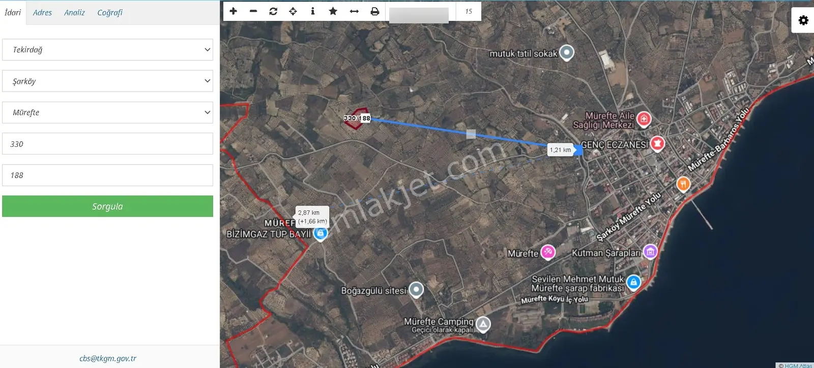 Tekirdağ Şarköy Mürefte'de 8.226 M² Satılık Zeytinlik - Görsel 5