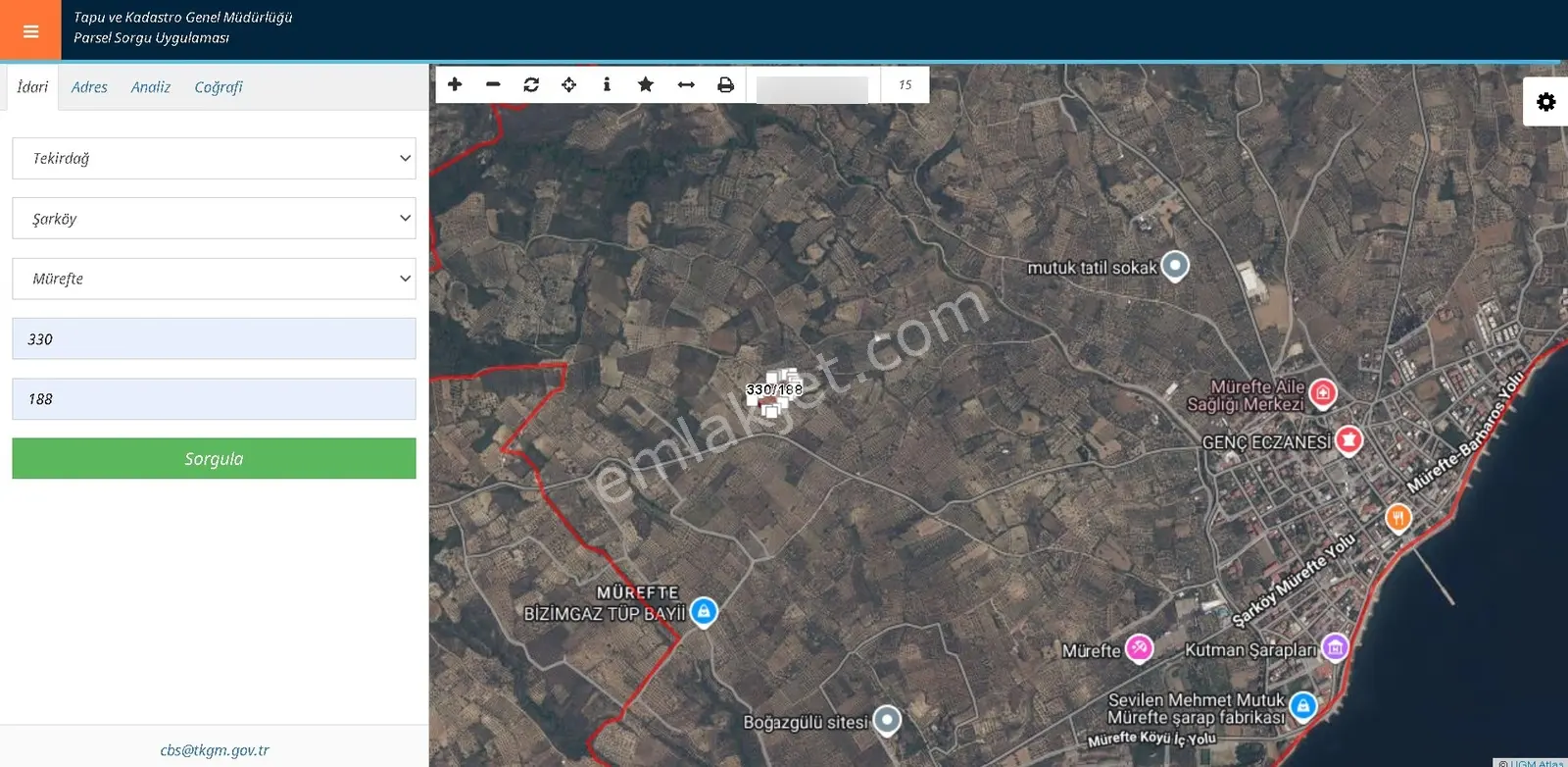 Tekirdağ Şarköy Mürefte'de 8.226 M² Satılık Zeytinlik - Görsel 2