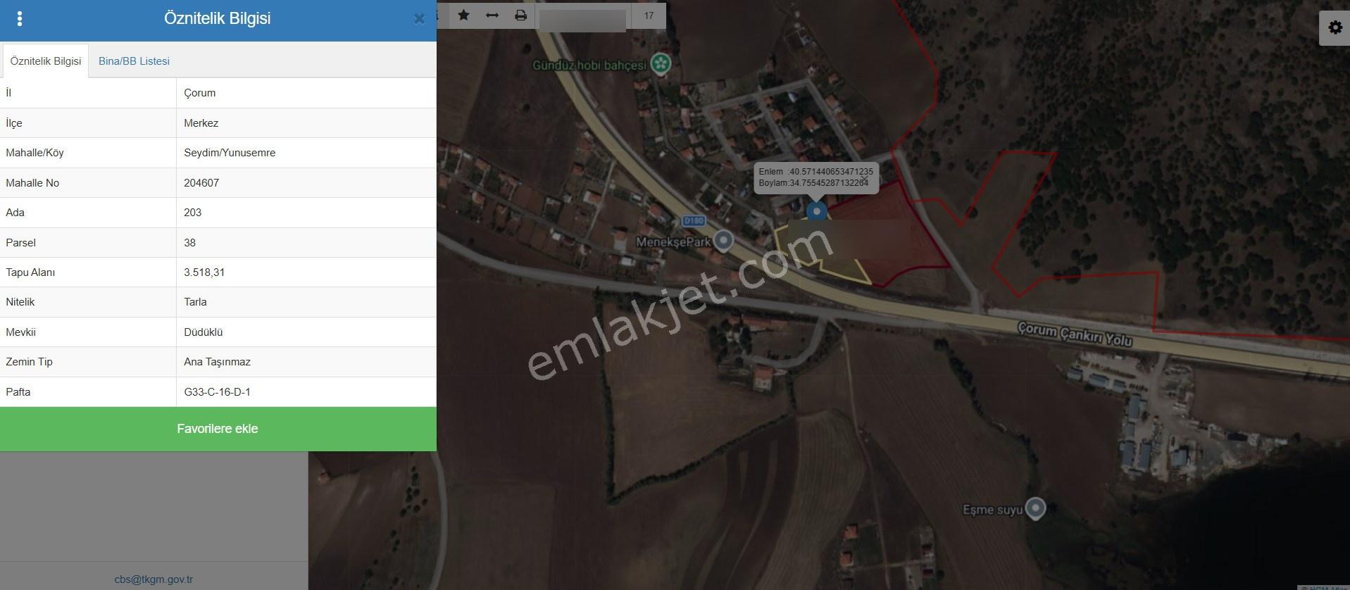 Çorum İskilip Yolu Seydim Göleti Yanı Yola Sıfır Tarla - Görsel 3