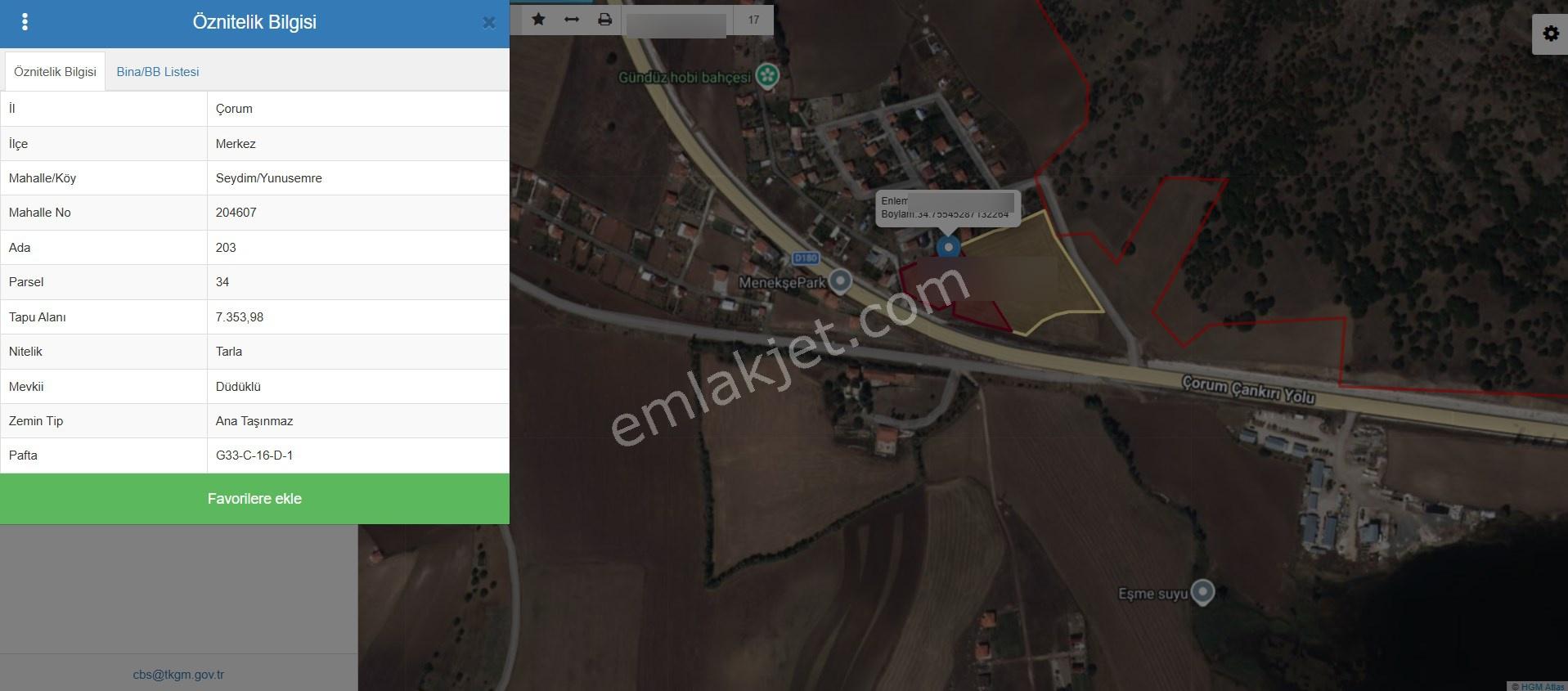 Çorum İskilip Yolu Seydim Göleti Yanı Yola Sıfır Tarla - Görsel 2