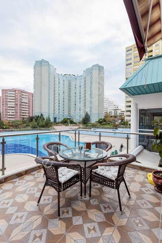 Parlamenterler Sitesi Kısa Katlı Blok Havuz Cepheli Masrafsız - Görsel 23