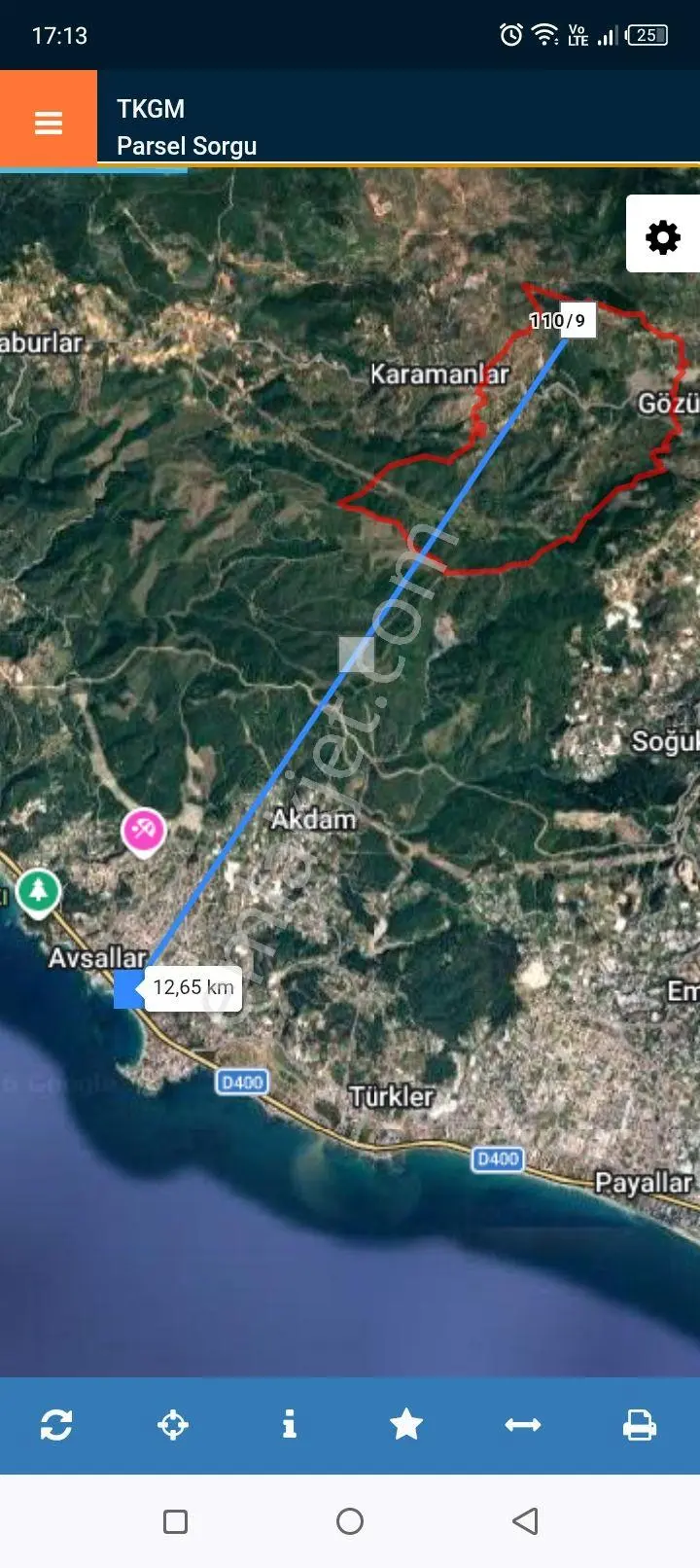 Antalya/alanya/orhan Köyde Tek Tapu 270 Met Satılıktır. - Görsel 4