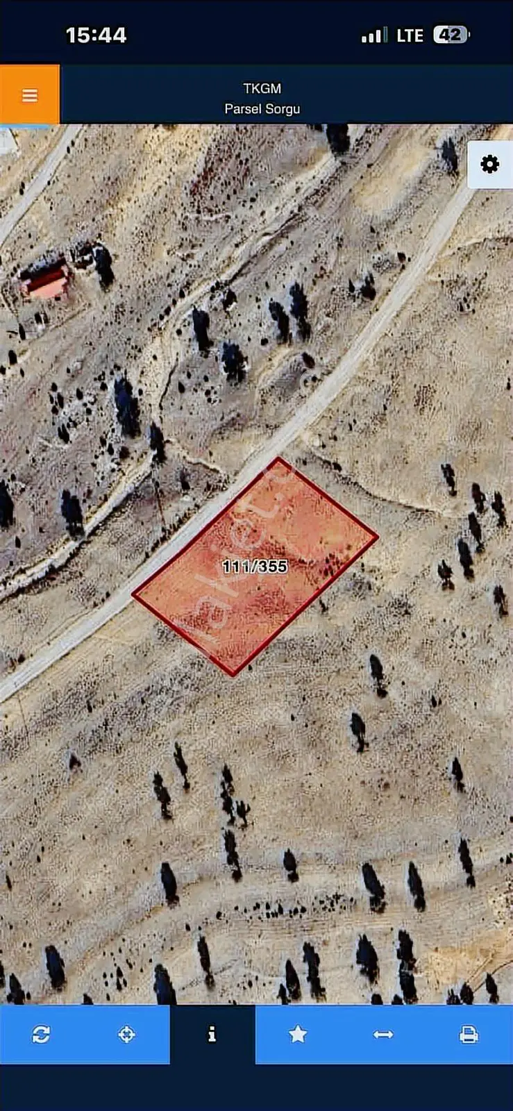 Akpınar Yaylasında Satılık 4000 M2 Arsa