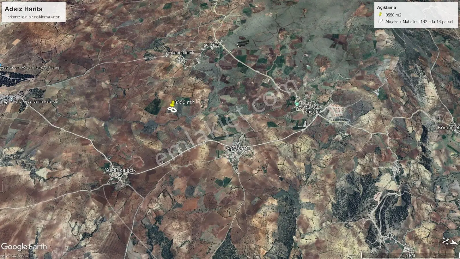 Kilis Musabeyli De Bakımlı 3550 M2 Zeytinlik Toprak Emlaktan - Görsel 3