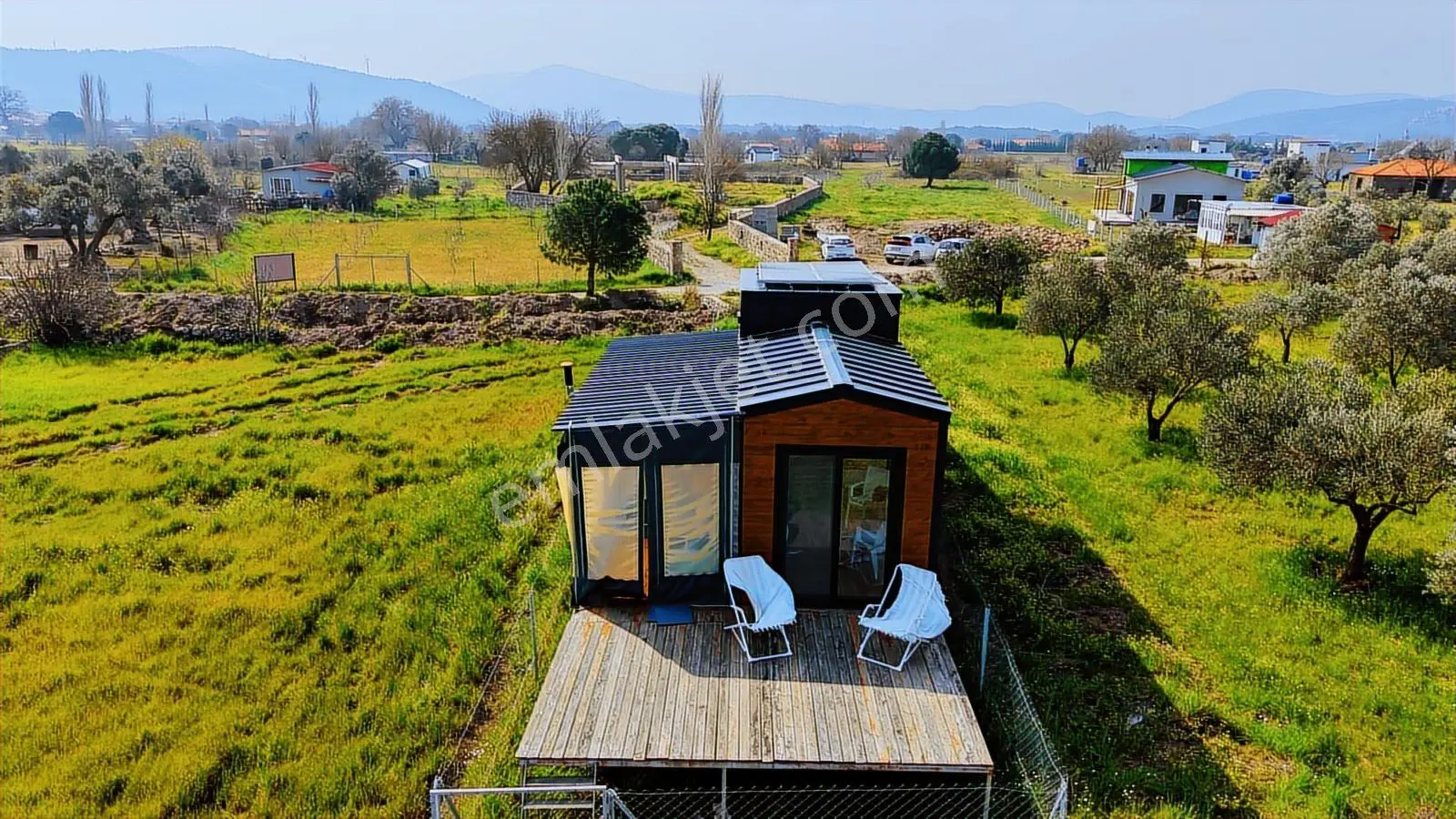 Urla Barbaros'ta Tiny House Hazır Kurulu | 465 M² Müstakil Tapu