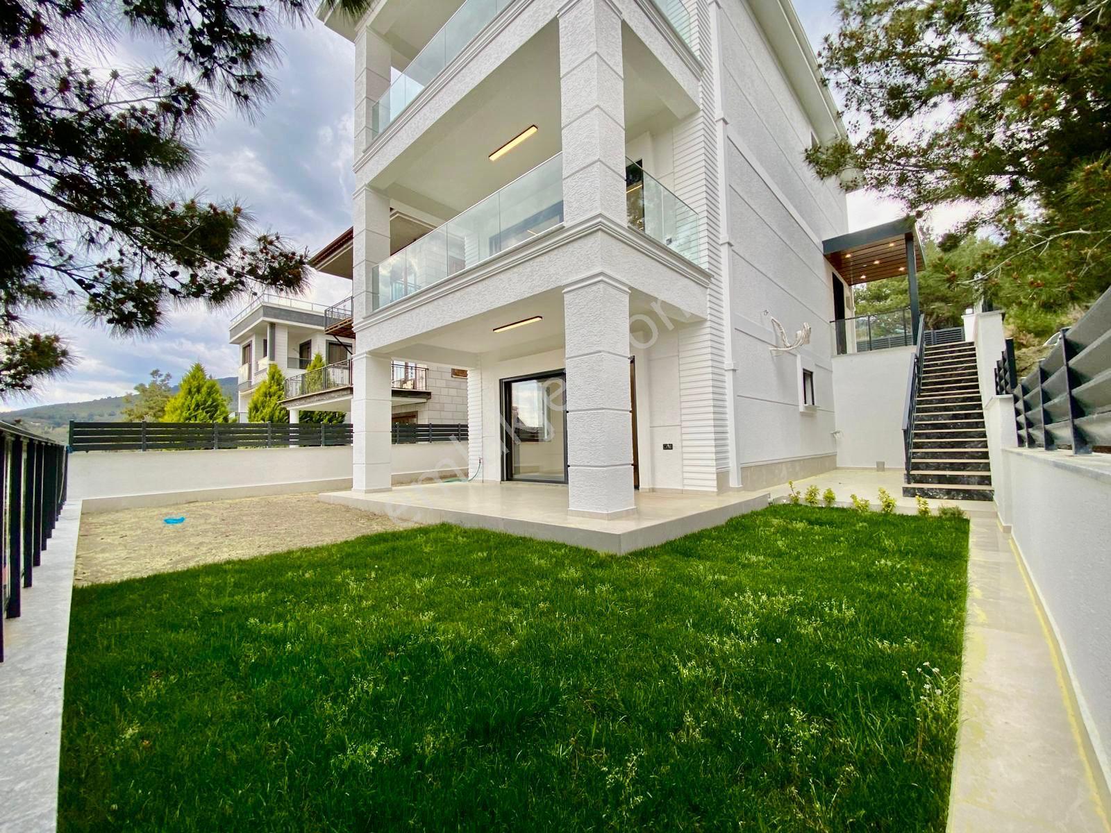 ꧁ay Emlaktan꧂güre'de Deniz Ve Dağ Manzaralı Satılık 4+1 Ultra Lüks Müstakil Ev - Görsel 35