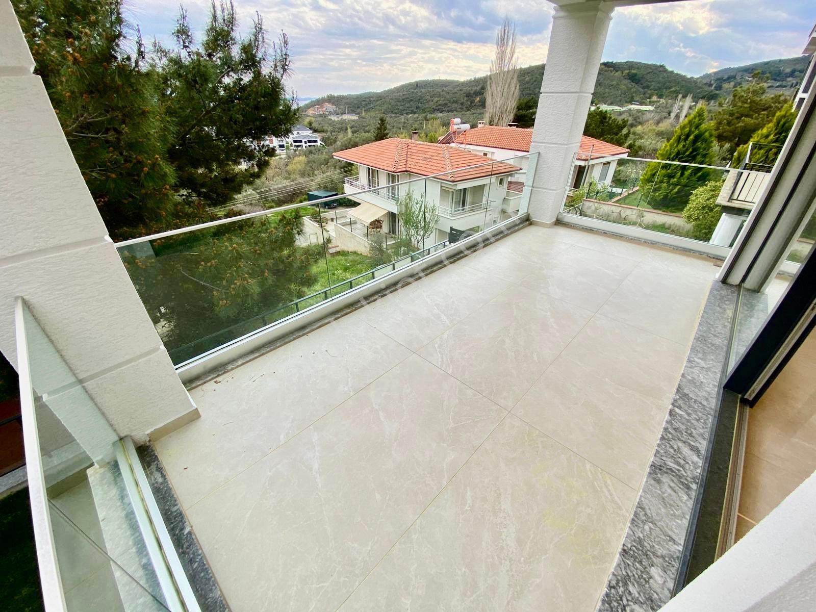 ꧁ay Emlaktan꧂güre'de Deniz Ve Dağ Manzaralı Satılık 4+1 Ultra Lüks Müstakil Ev - Görsel 24