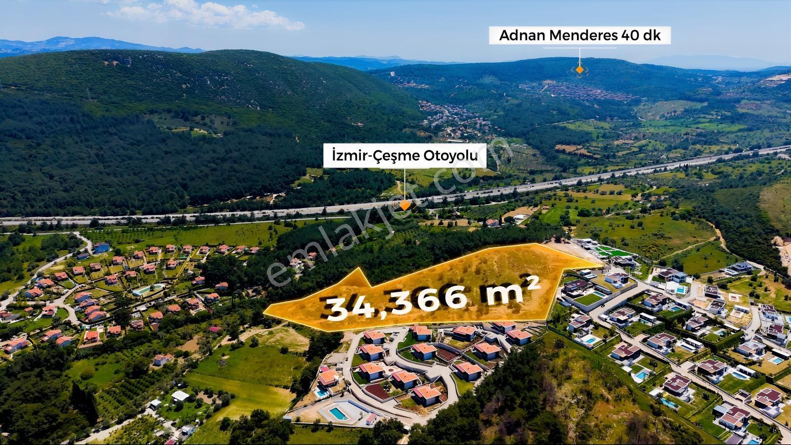 Urla Kekliktepede Prestijli Villa Projelerine Komşu 34.366 M² - Görsel 11