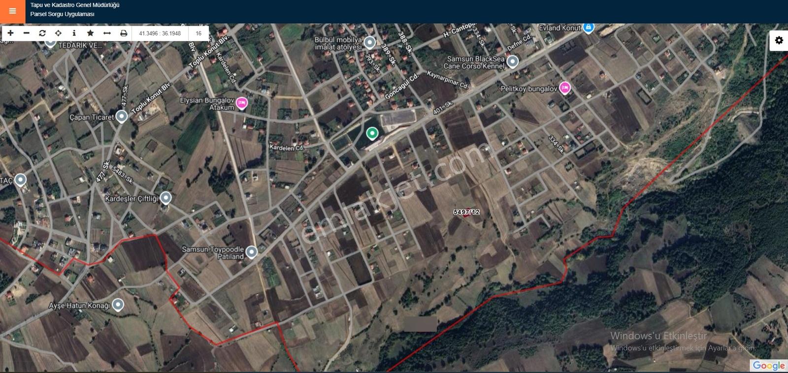 Atakum Büyükoyumca'da Deniz Manzaralı Satılık Fırsat Arsa - Görsel 9