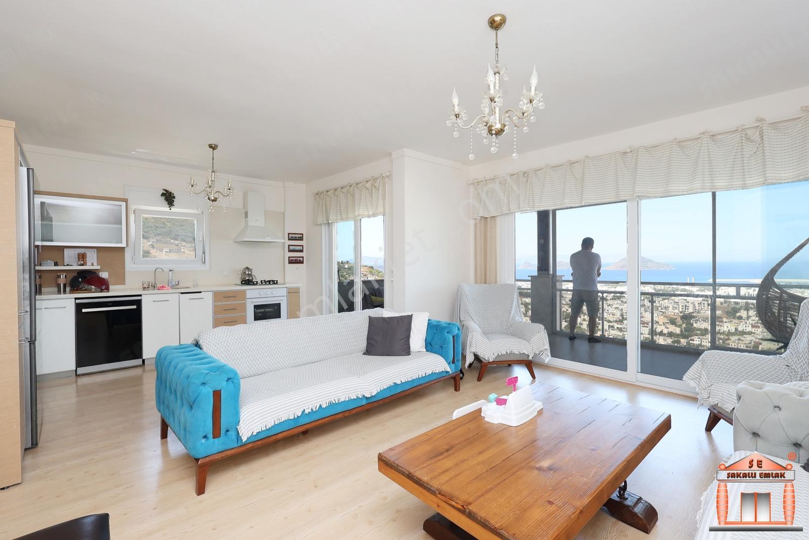 S-a-k-a-l-l-ı-dan Karabağ Deniz Manzaralı 3+1 Boş Kiralık Daire - Görsel 12