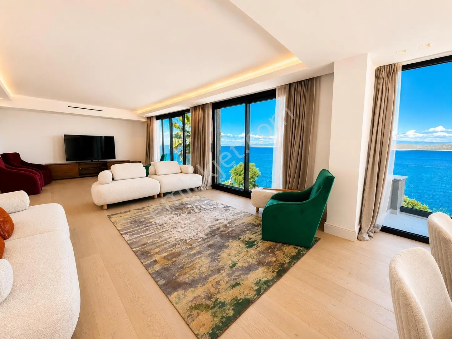 Bodrum Gündoğanda Denize Sıfır Özel Havuz Müstakil Yalı Lüks Ev - Görsel 10