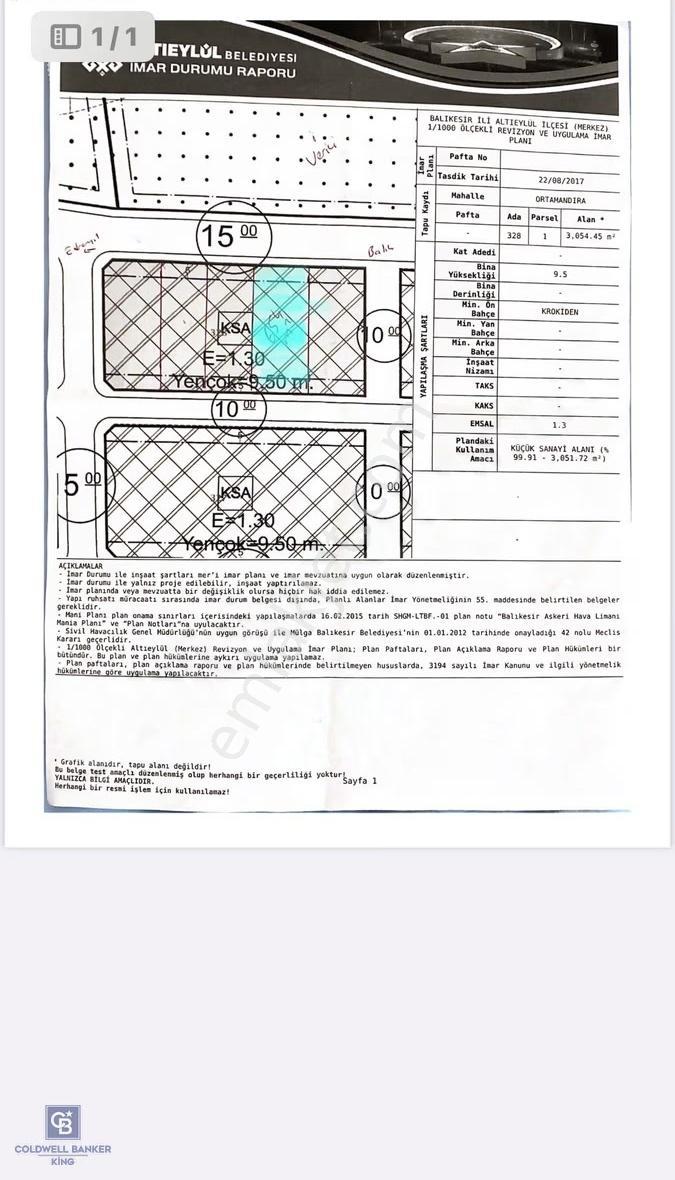 Cb King'den Atatepe San. Sitesi'nde Ticari İmarlı Satılık Arsa - Görsel 19