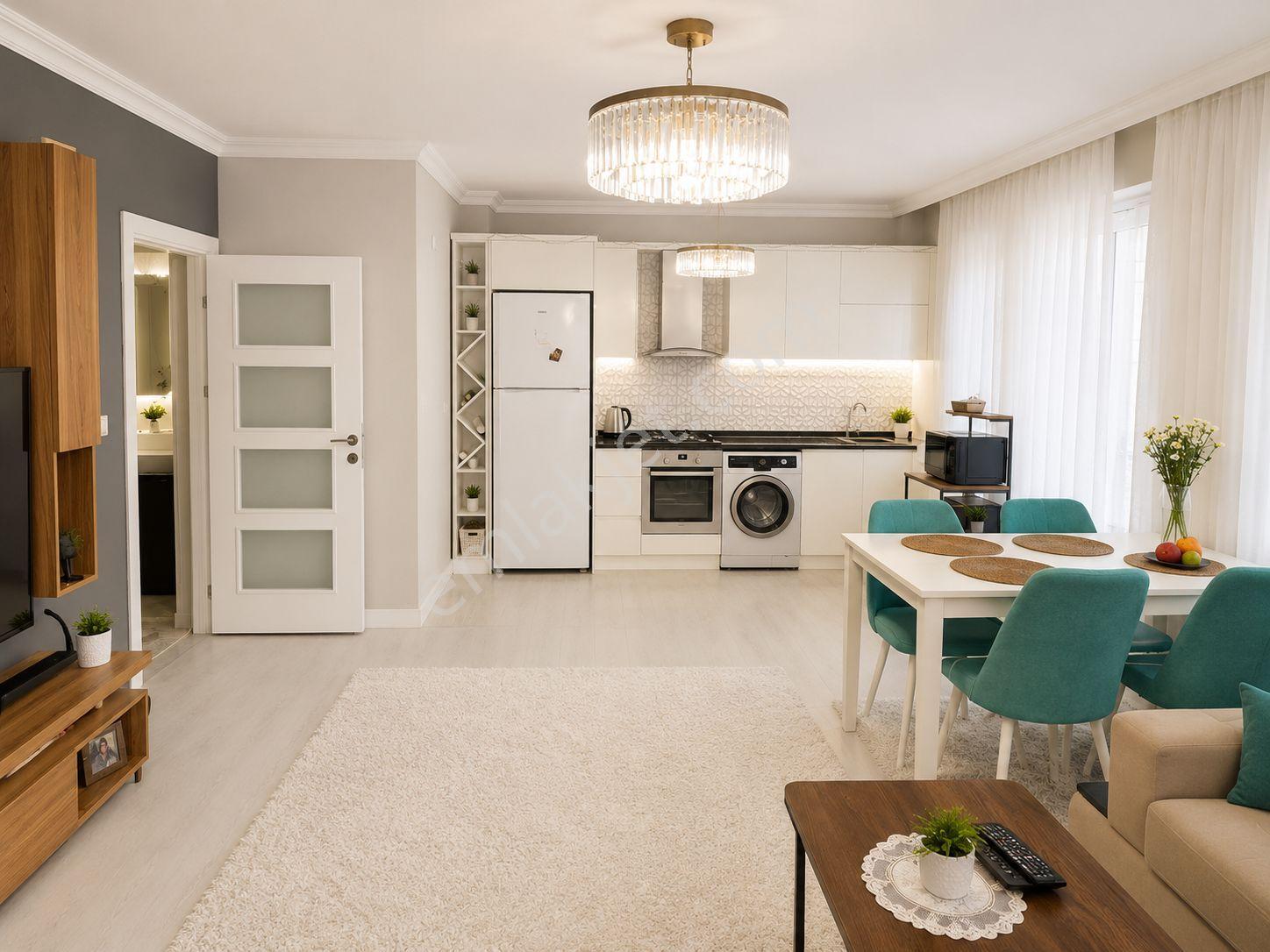Hurma Merkez'de Havuzlu Sitede Geniş Eşyalı 2+1 Satılık Daire - Görsel 14