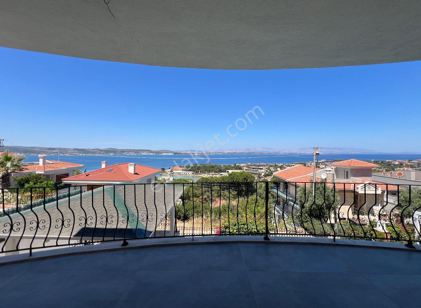 Çeşme Paşalimanı Deniz Manzaralı Havuzlu Müstakil Villa - Görsel 20