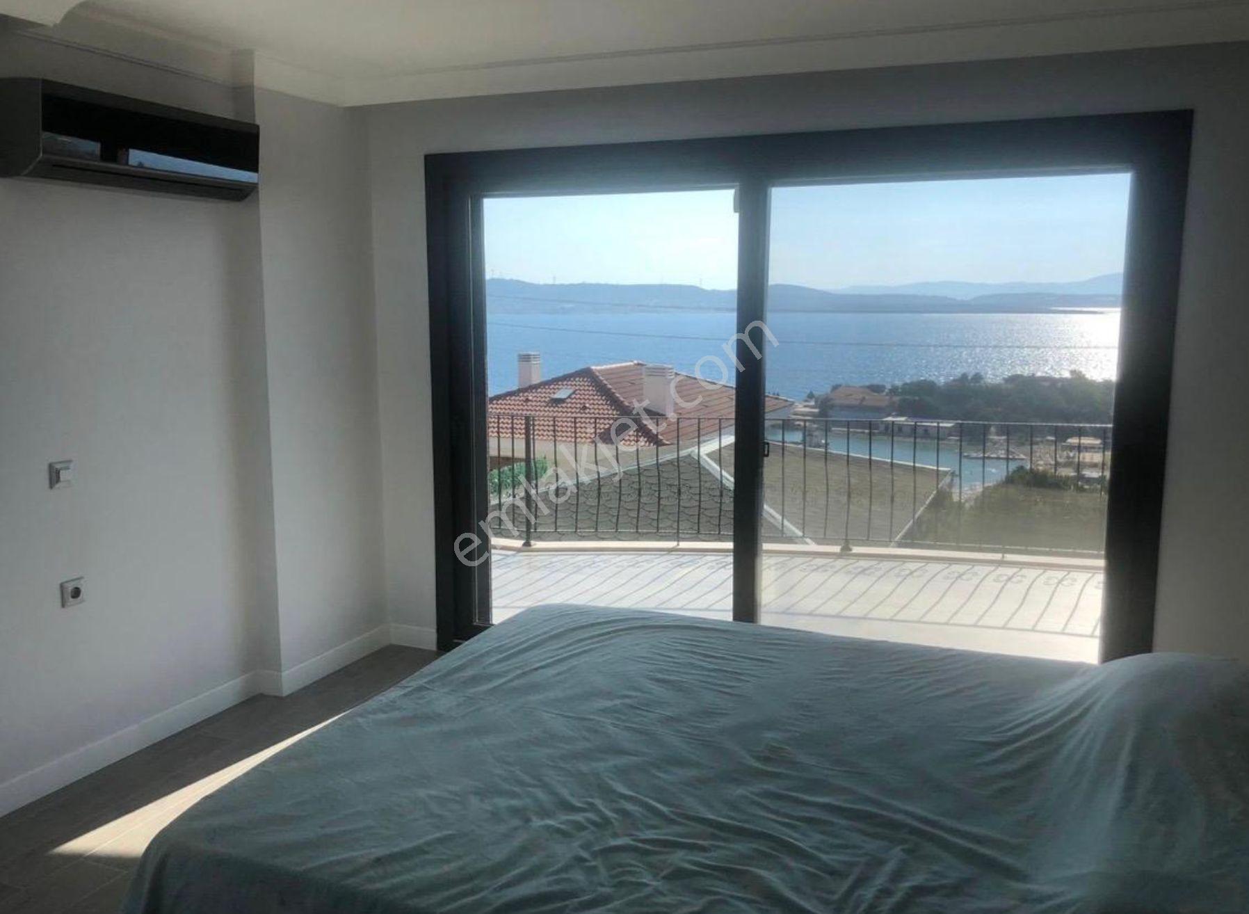 Çeşme Paşalimanı Deniz Manzaralı Havuzlu Müstakil Villa - Görsel 23