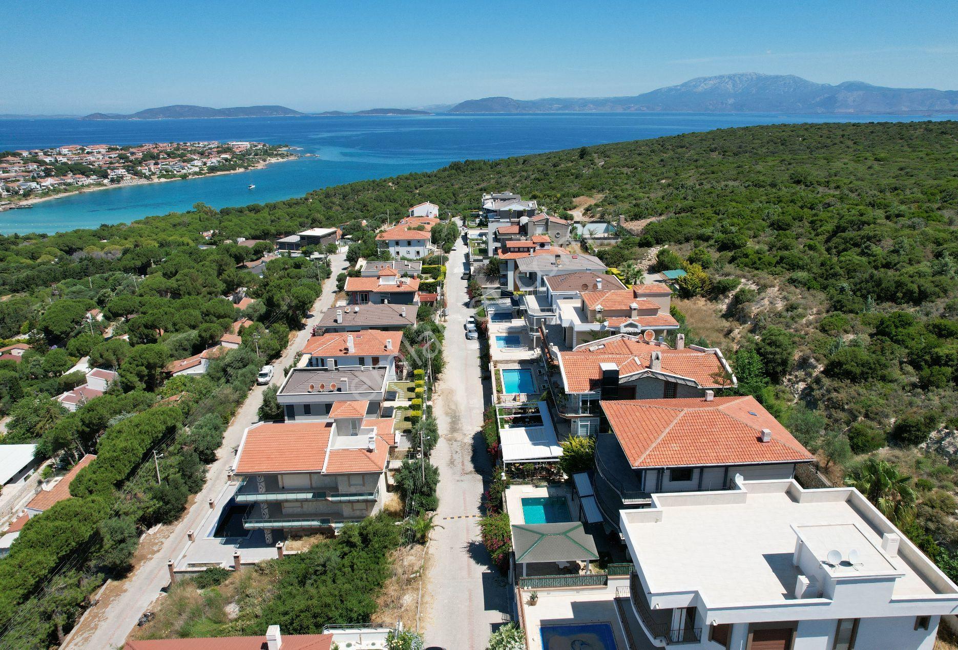 Çeşme Paşalimanı Deniz Manzaralı Havuzlu Müstakil Villa - Görsel 30