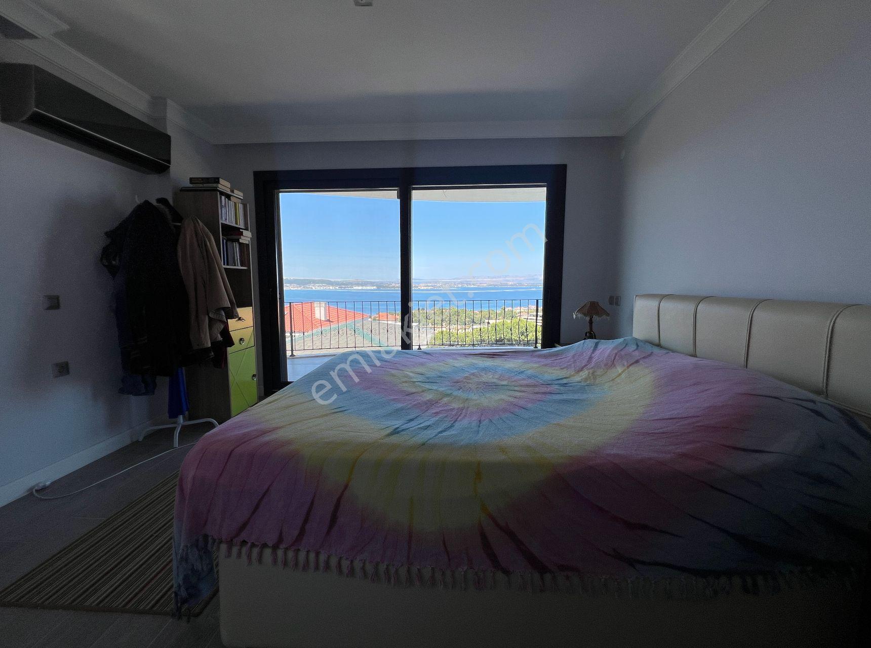 Çeşme Paşalimanı Deniz Manzaralı Havuzlu Müstakil Villa - Görsel 21