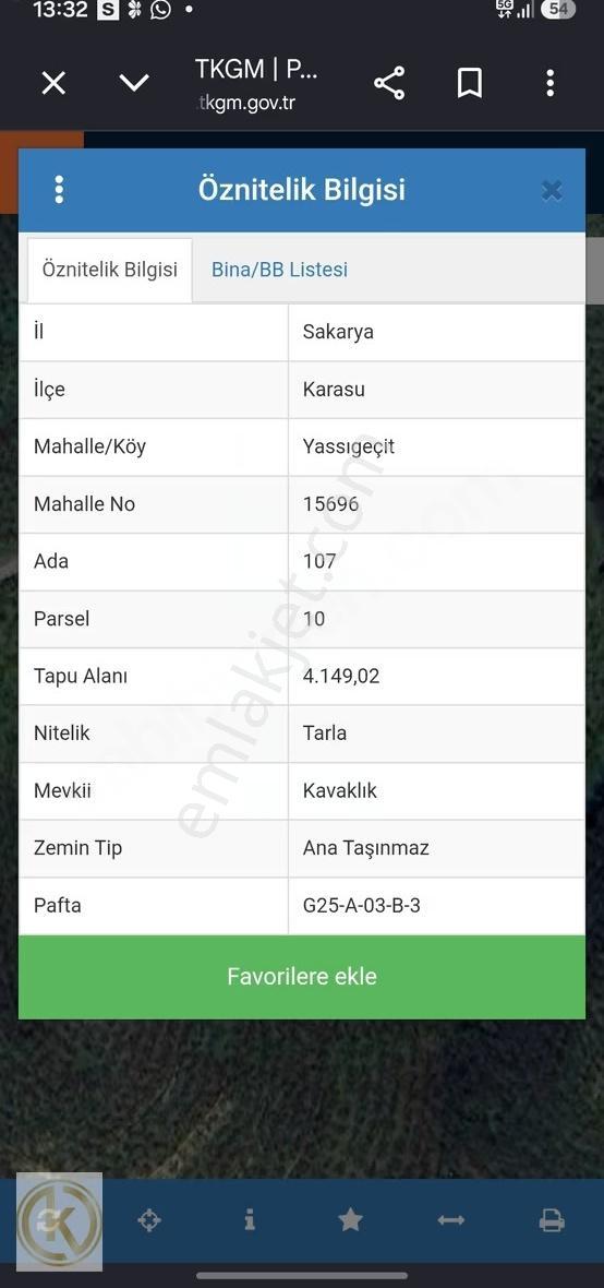Kaymak Emlaktan Karasu Yassıgeçitte 4149 M² Satılık Fındıklık - Görsel 24