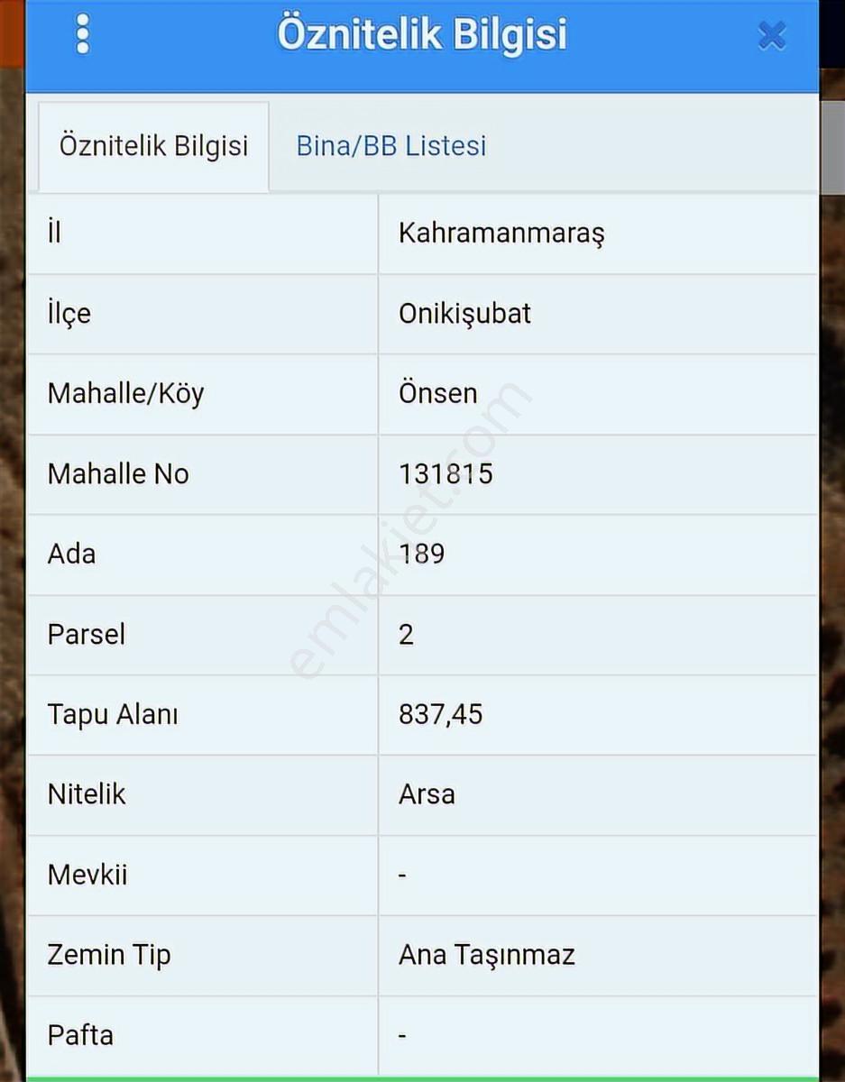 Önsen De, Satılık 838 M2 Tek Tapu 3 Kat İmarlı Arsa - Görsel 2