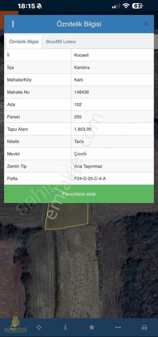 Kandıra Karlı'da 1853 M² Yatırımlık Tarla Kaçırılmayacak Fırsat - Görsel 5
