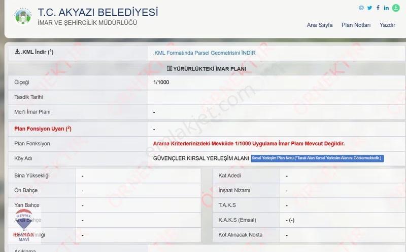 Akyazıda İmarlı Yolu Olan 4884 M2 Satılık Arsa - Görsel 6