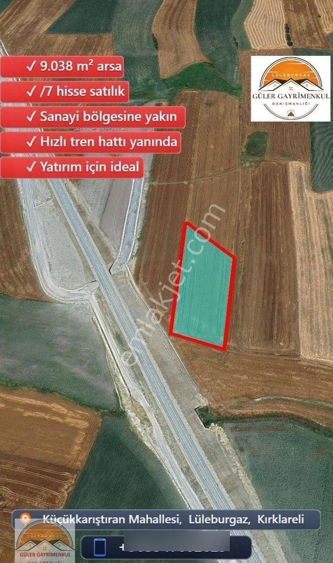 Lüleburgaz Küçükkarıştıran Satılık Tarla Hisse - Görsel 7