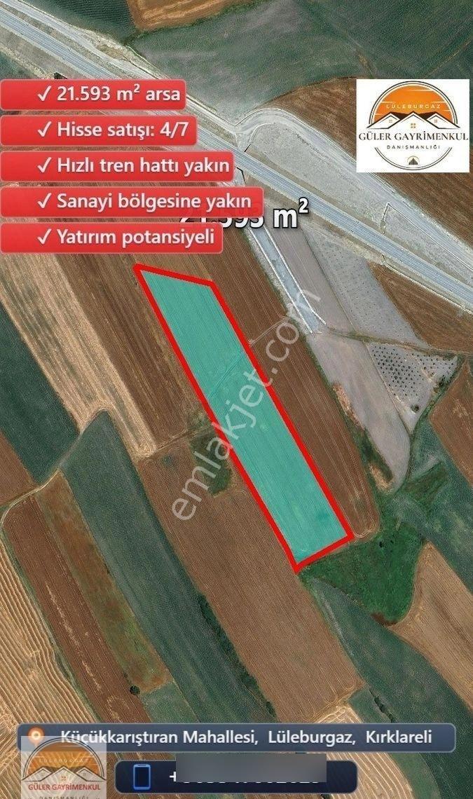 Lüleburgaz Küçükkarıştıran Satılık Tarla Hisse - Görsel 3