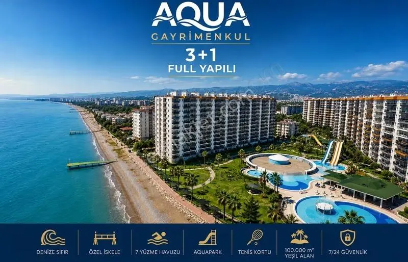 Queenaba'da Denize Sıfır | Full Yapılı Lüks 3+1