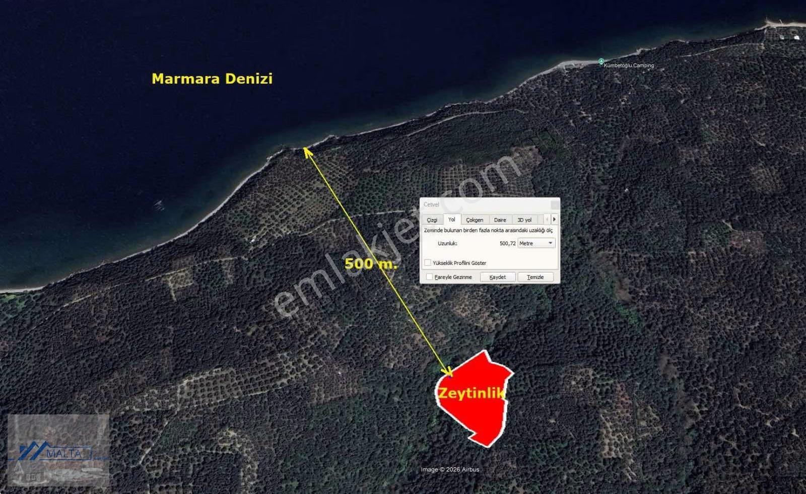 Malta'dan Edincik'te 8.654 M2 Fırsat Zeytinlik - Görsel 7