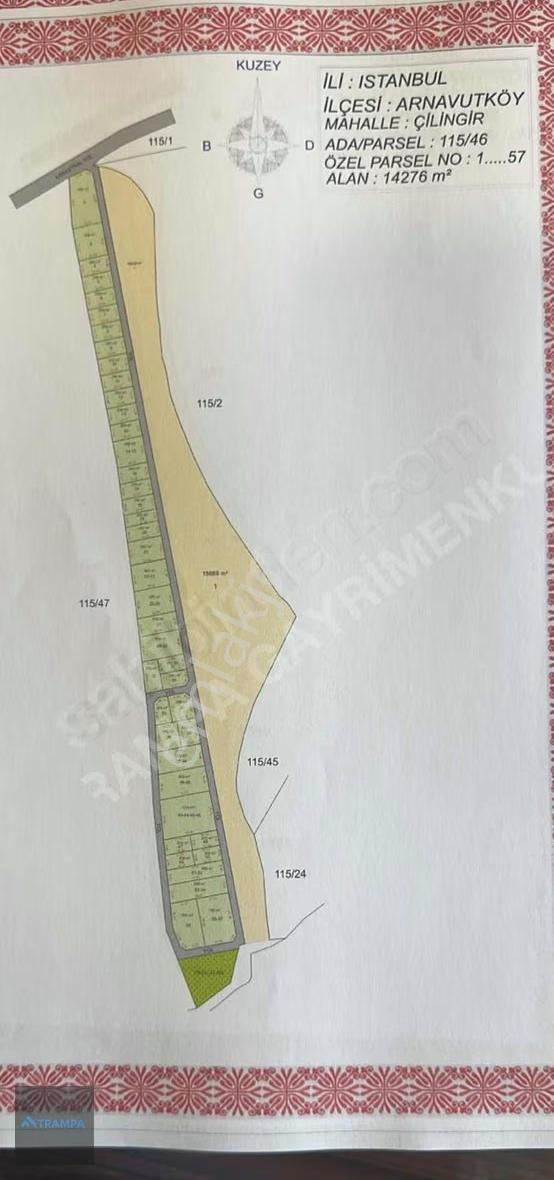 Arnavutköy Çilingir De Satılık 400 Metre