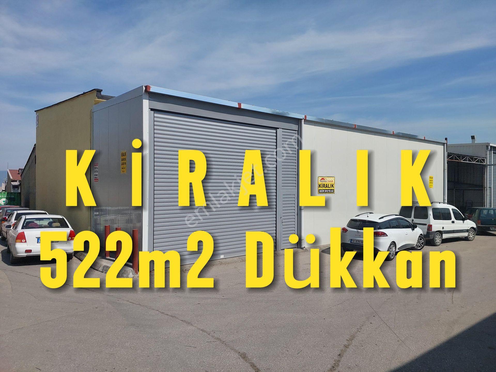 Yiğitler Mahallesi Otosansitte Kiralık 550 M² Geniş Atölye