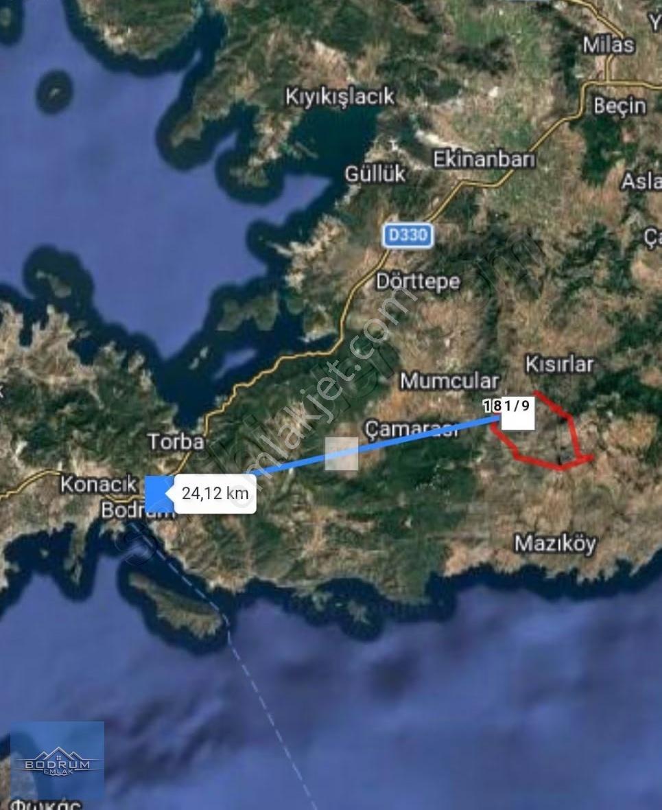 Bodrum Gökpınar 386m2 Tarla Köye Yakın - Görsel 6