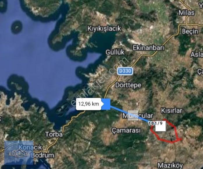 Bodrum Gökpınar 386m2 Tarla Köye Yakın - Görsel 8