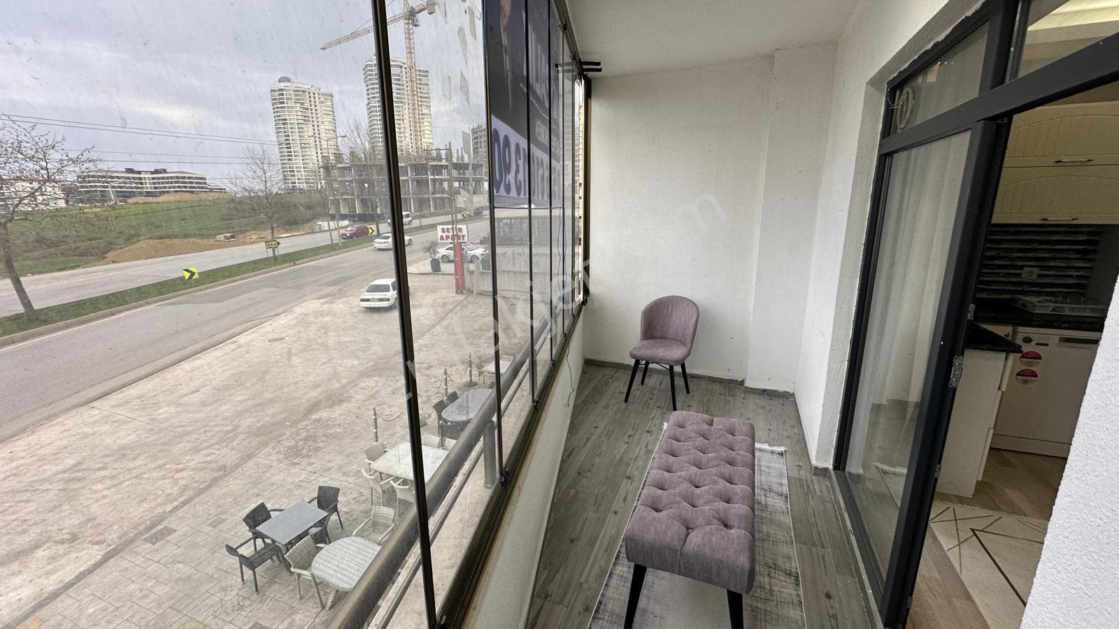 Rte Bulvarına Cephe Deniz Manzaralı Eşyalı 1+1 Kiralık Daire - Görsel 10