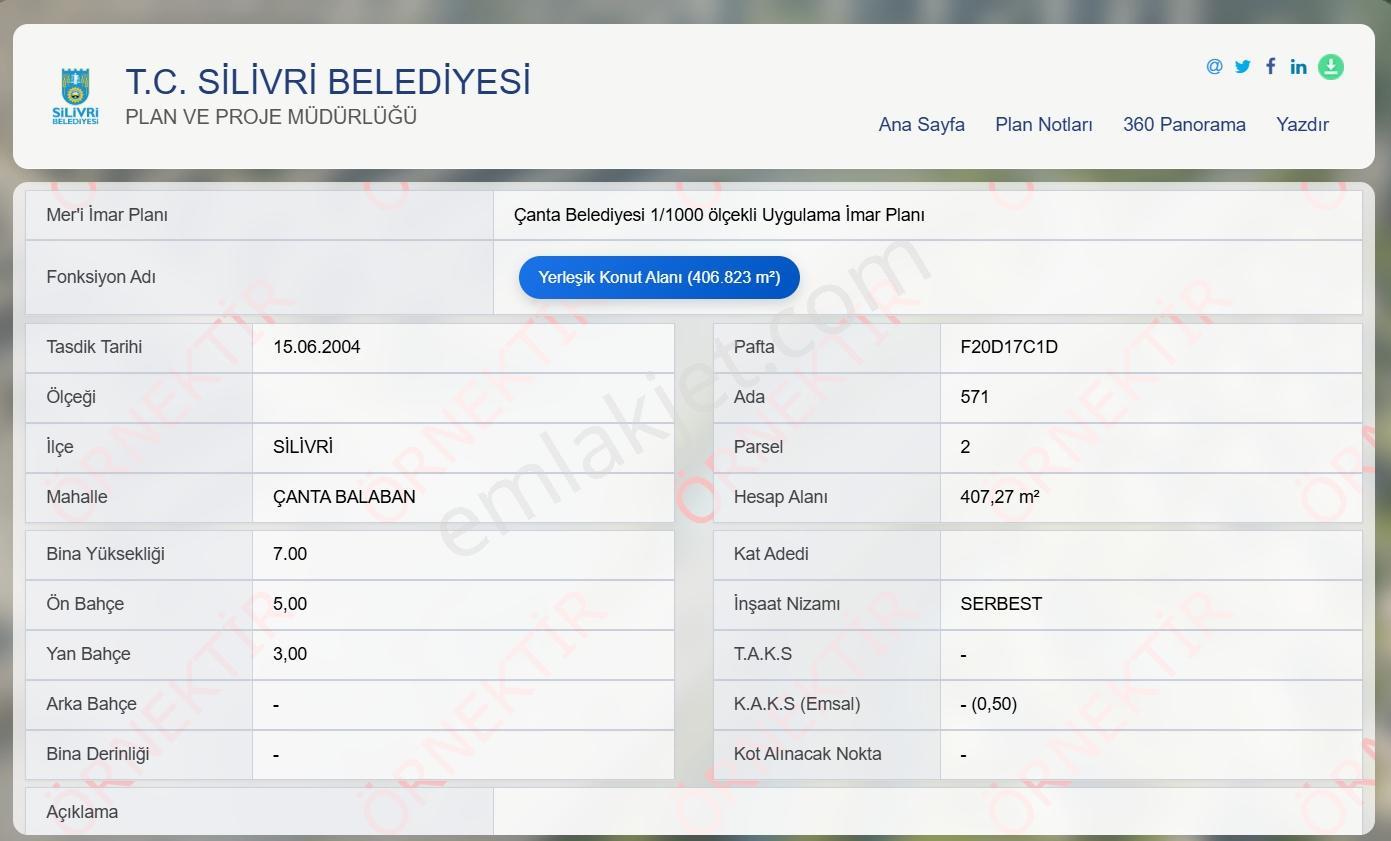 Silivri Çanta Cumhuriyet Evlerin De Köşe Başı Arsa - Görsel 2
