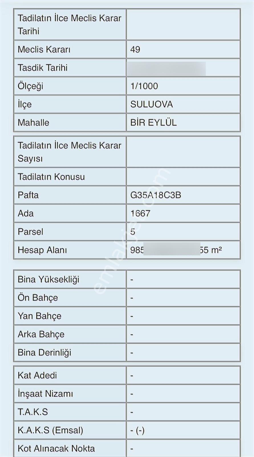 Konut Emlakdan 20 Tane Daire Sığabilen 985m2 Lik Satlık Arsa - Görsel 6