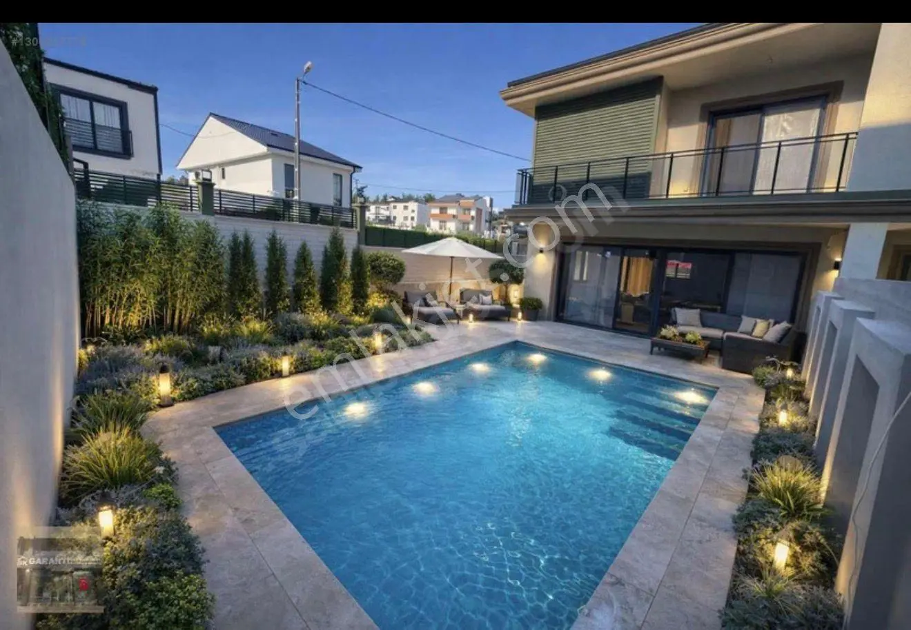 4+1 Çınarlı Tripleks Sıfır Villa 3balkon Havuz 200m2 Otopark 300m Arsa Teras G.oda 2banyo Barbekü - Görsel 31