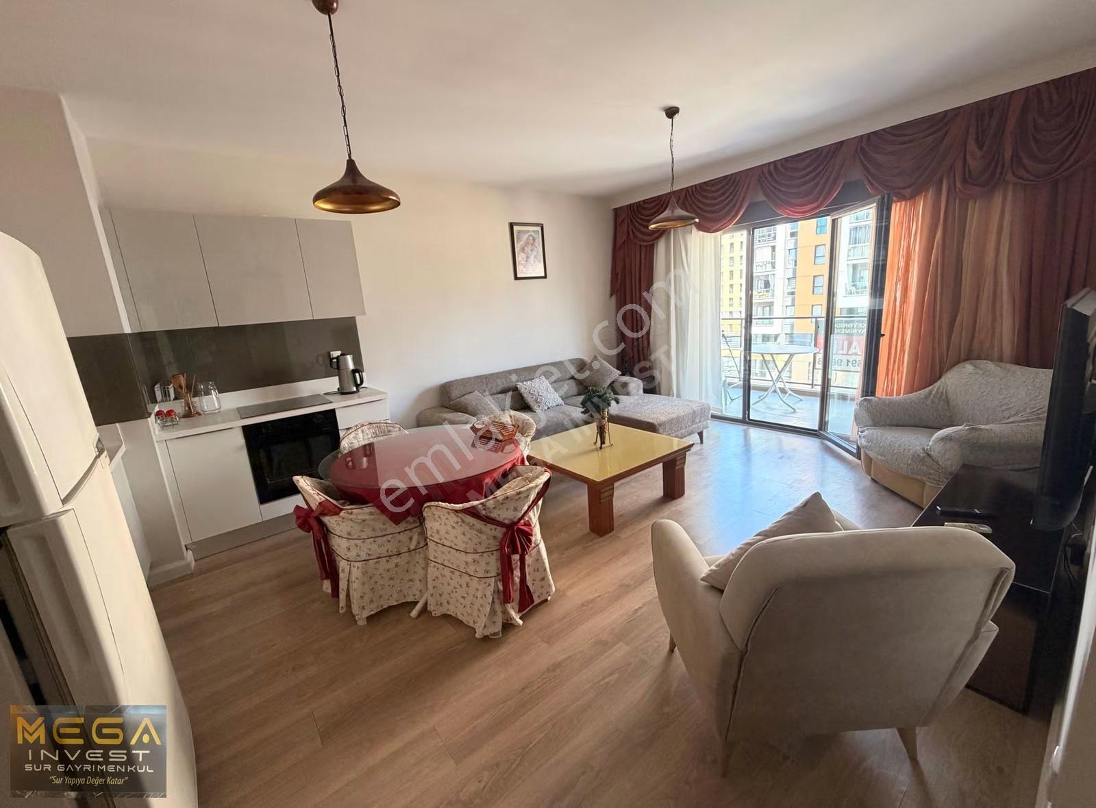 Mega İnvest'den Sur Yapı'da Ful Eşyalı Kiralık 1+1 72 M2 Daire - Görsel 15