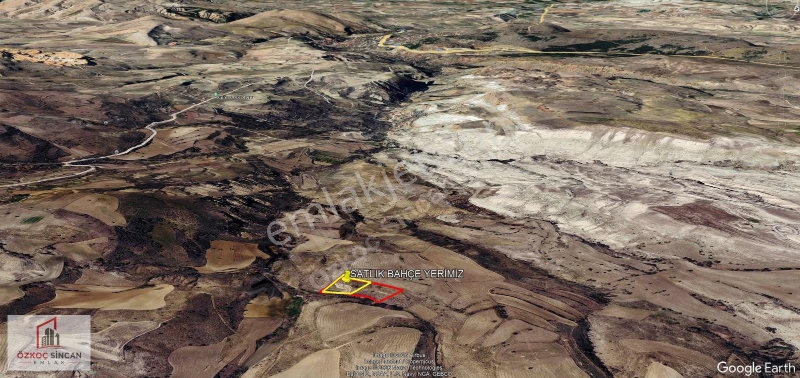 Ayaş Başayaş Mahalesi 3743 M2 Tel Örgü İle Çevrili Bahçe Tapulu - Görsel 4