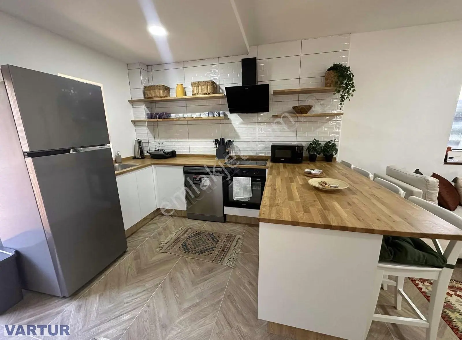 Ovacıkta Site İçersinde Kiralık Eşyalı Taş Villa - Görsel 9
