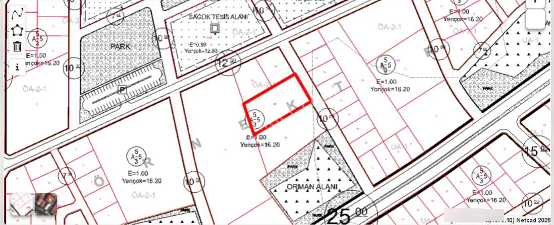 Korucuk'ta Satılık 1753m² 5 Kat İmarlı Arsa - Turgut Gayrimenkul