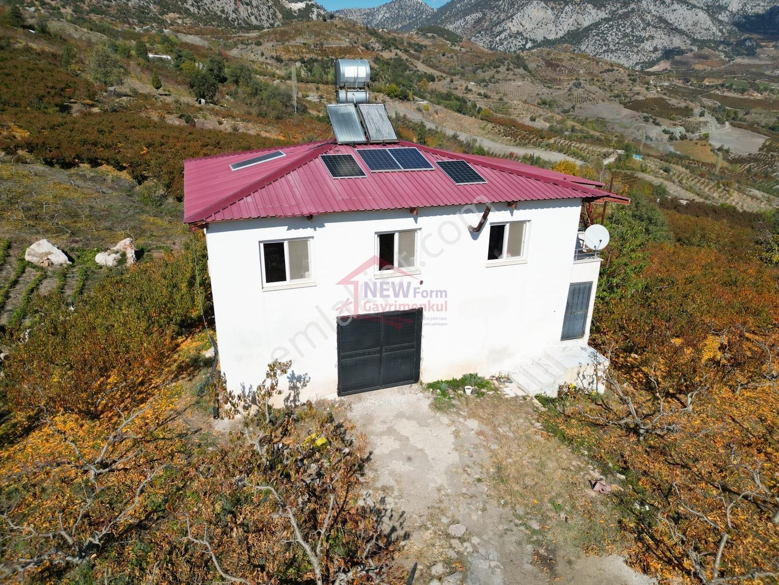 New Form Dan Mezitli Tepeköyde Satılık Nektarin Bahçesi Ve Ev - Görsel 34