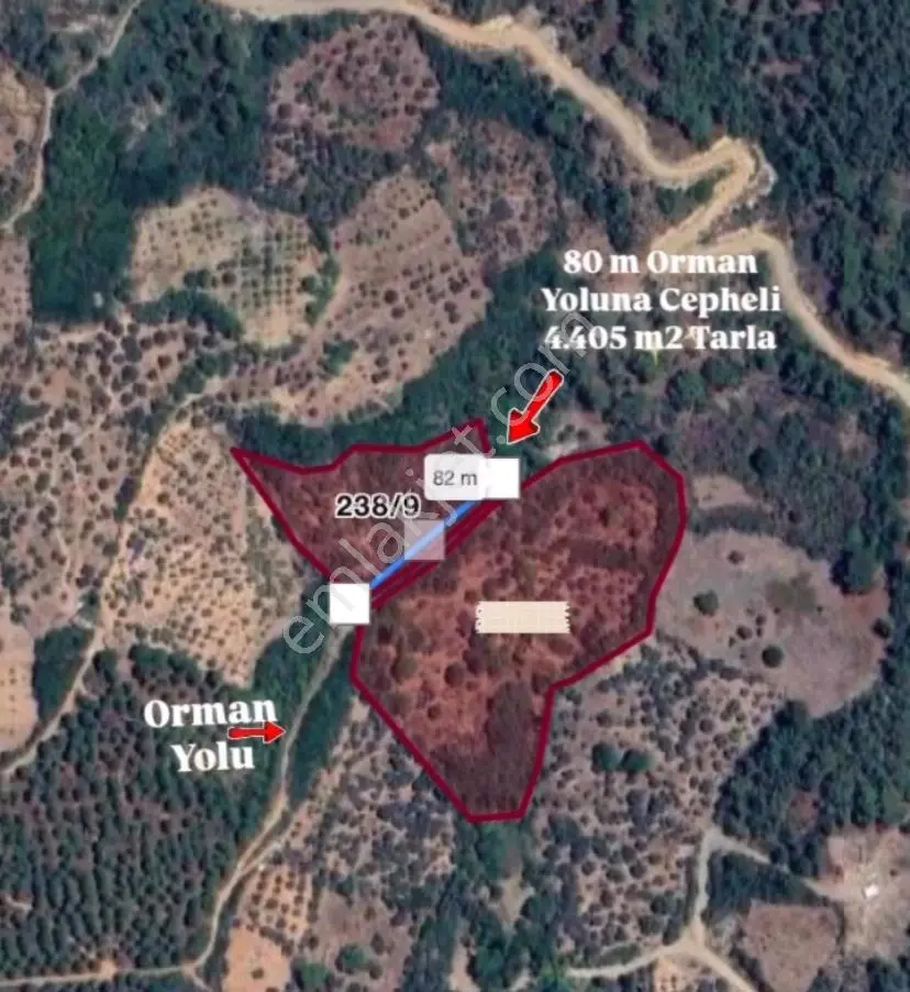 İzmir Bayındır Sarıyurt'ta Yatırımlık 4405 M² Satılık Tarla!