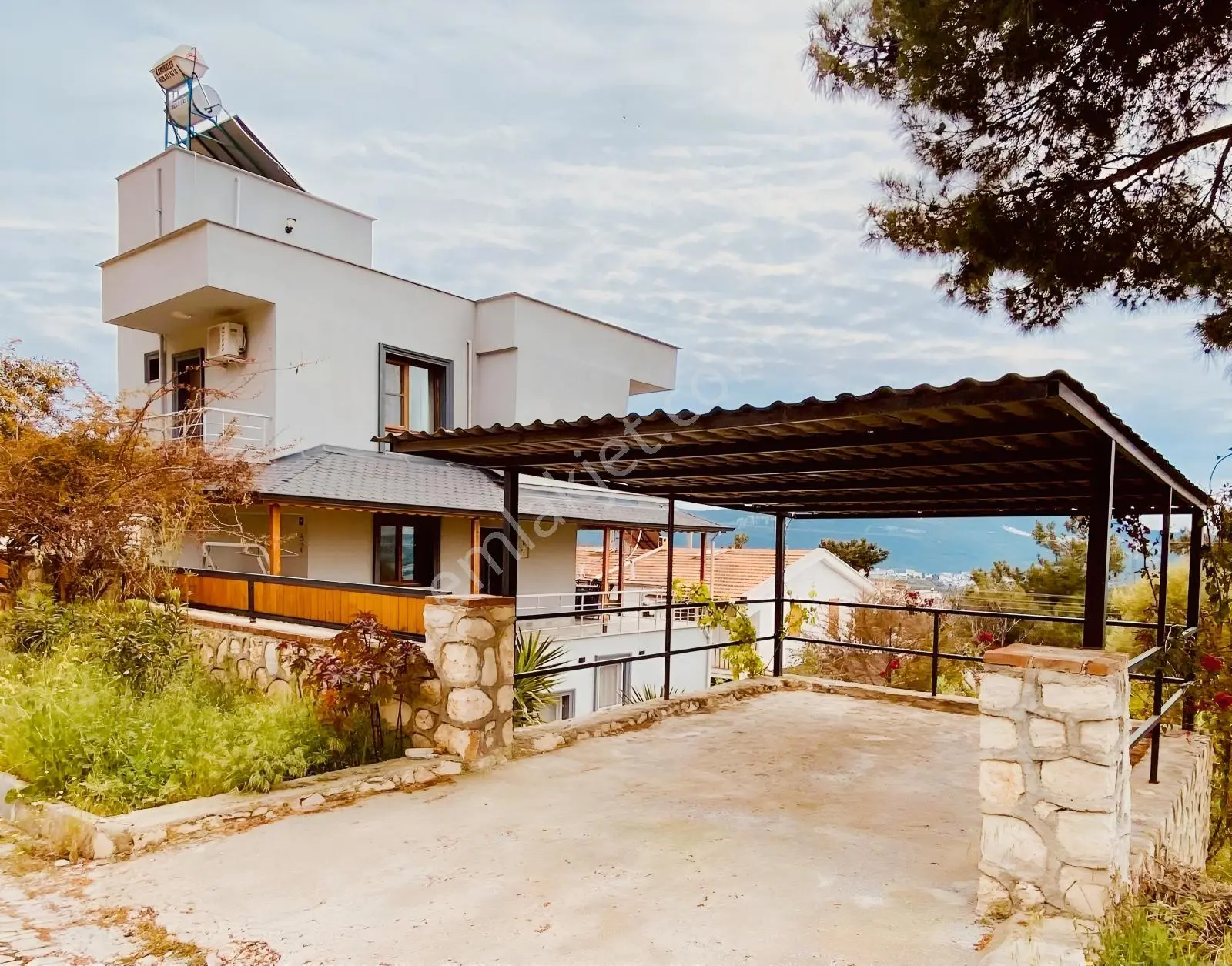 Akbükte Deniz Ve Doğa Manzaralı Satılık 5+2 Müstakil Villa - Görsel 12