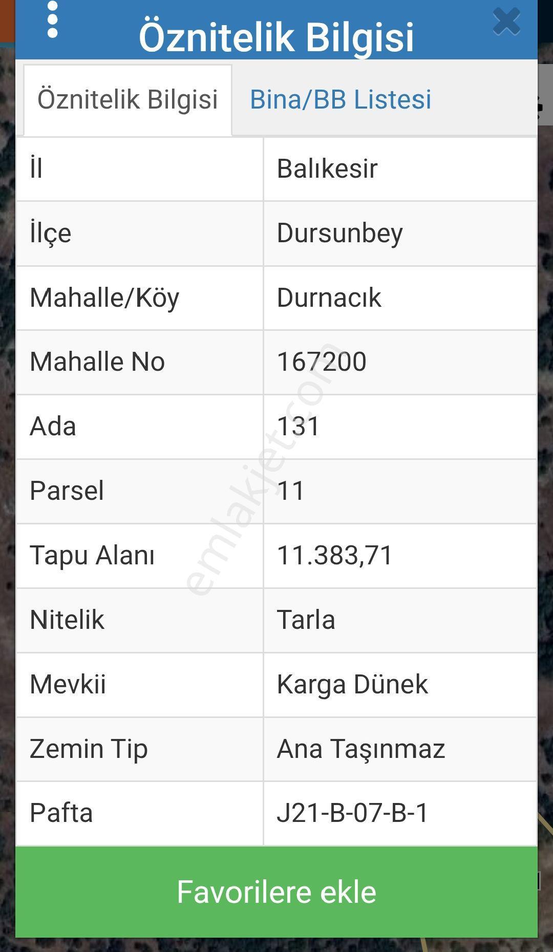 Balıkesir 11 Dönüm. 383 Mk Tektapu Resmi Yollu - Görsel 16