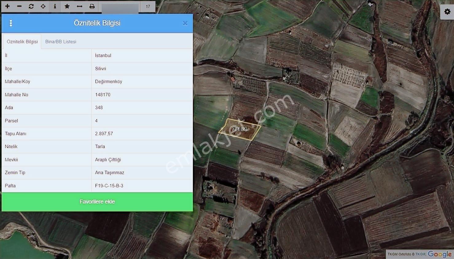 Silivri Değirmenköy Araplı Çiftliğinde 166 M2 Uygun Fiyat Parsel - Görsel 2
