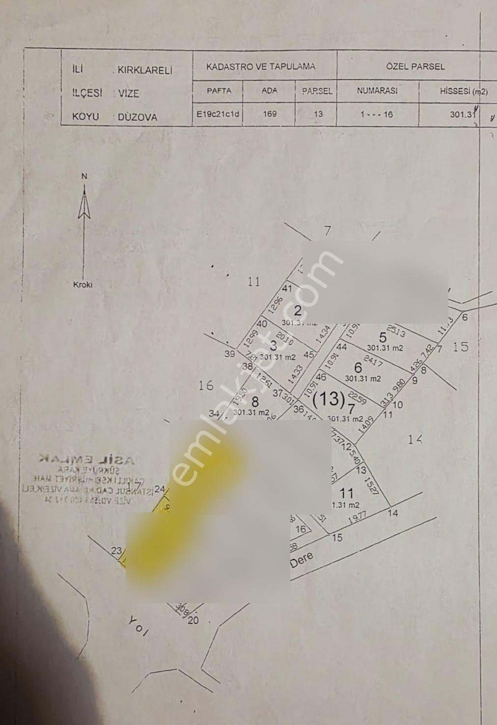 Kırklareli Vize Düzova Köyünde Yerleşim Alanı İçinde 602-m2 Arsa - Görsel 28